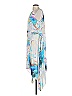 BCBGMAXAZRIA 100% Polyester Tie-dye Blue Cocktail Dress Size S - photo 5