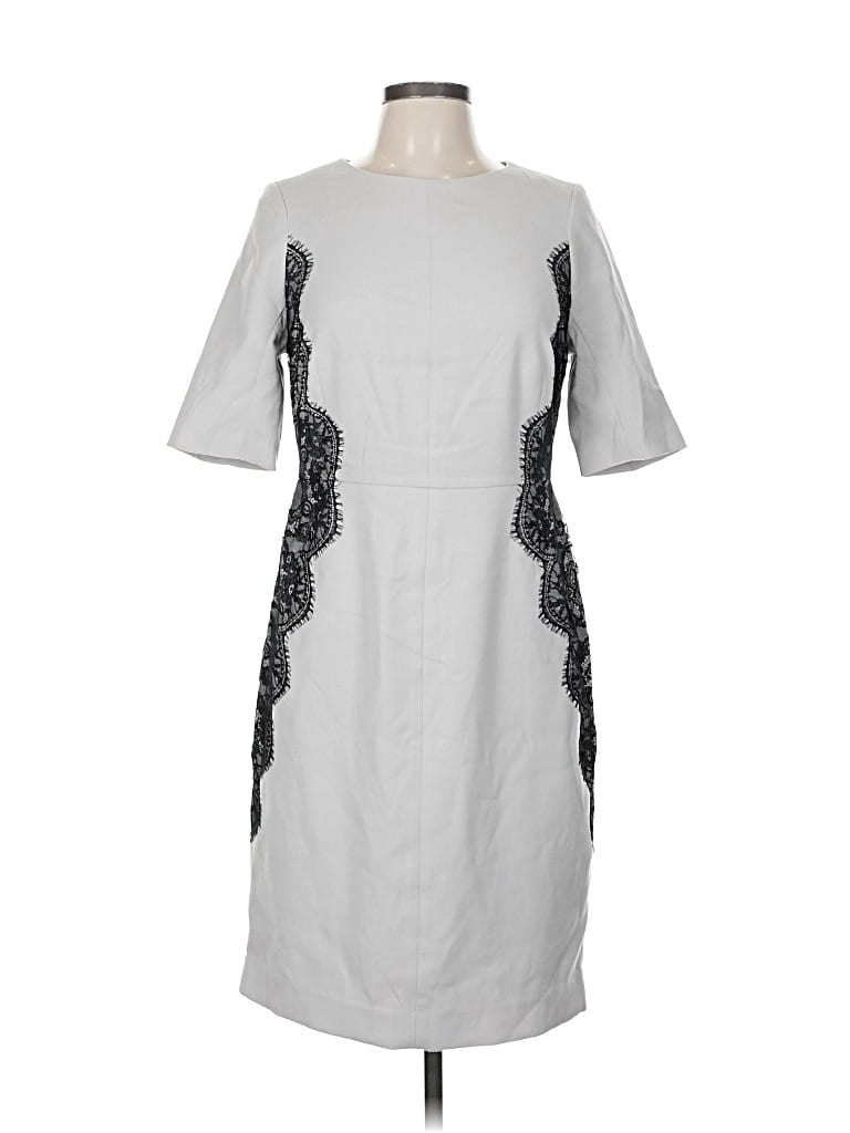 Pre-owned The Limited Casual Dress In Gray