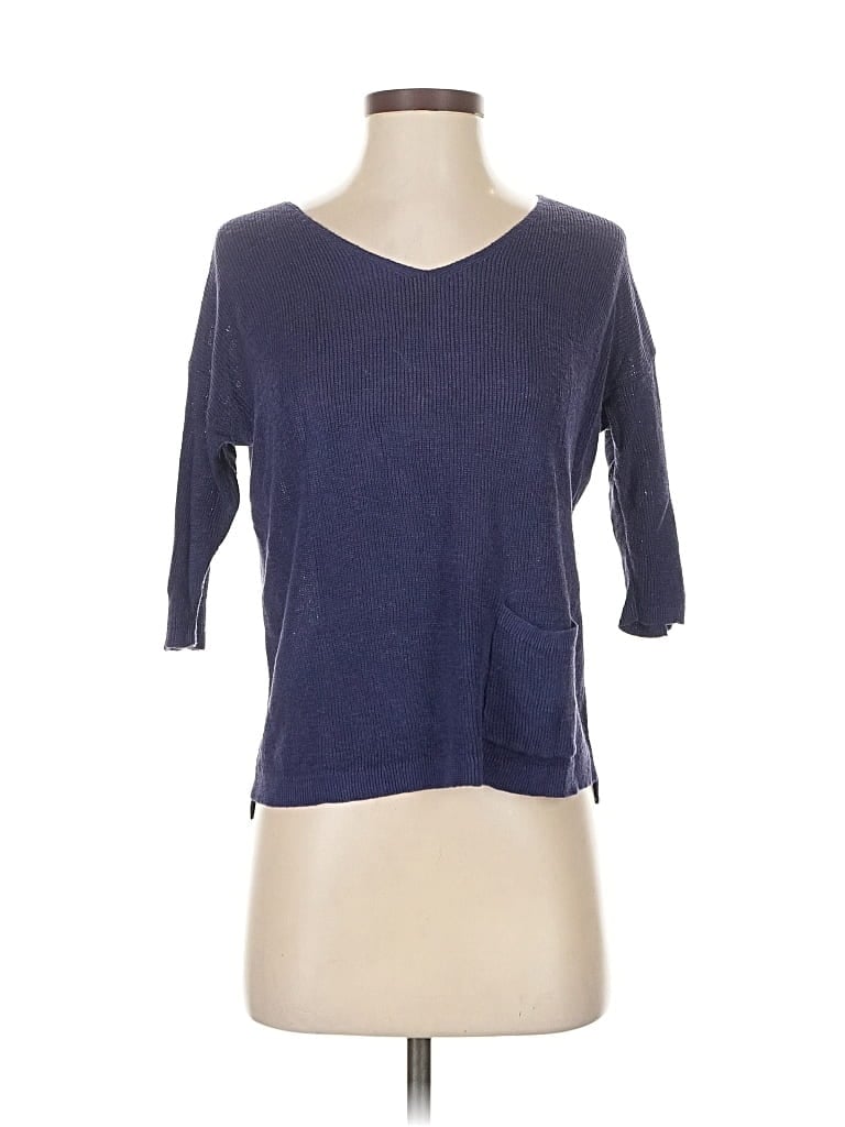 Pre-owned Jjill Pullover Sweater In Blue