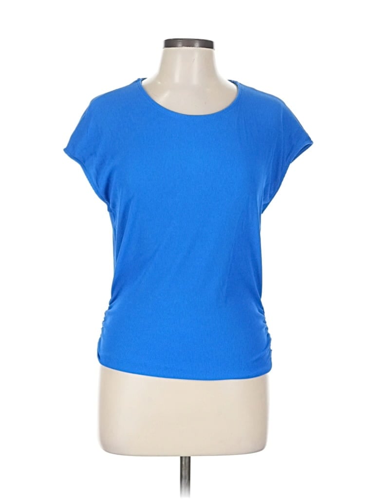 PRETTYGARDEN Pre-owned Short Sleeve T-shirt In Blue