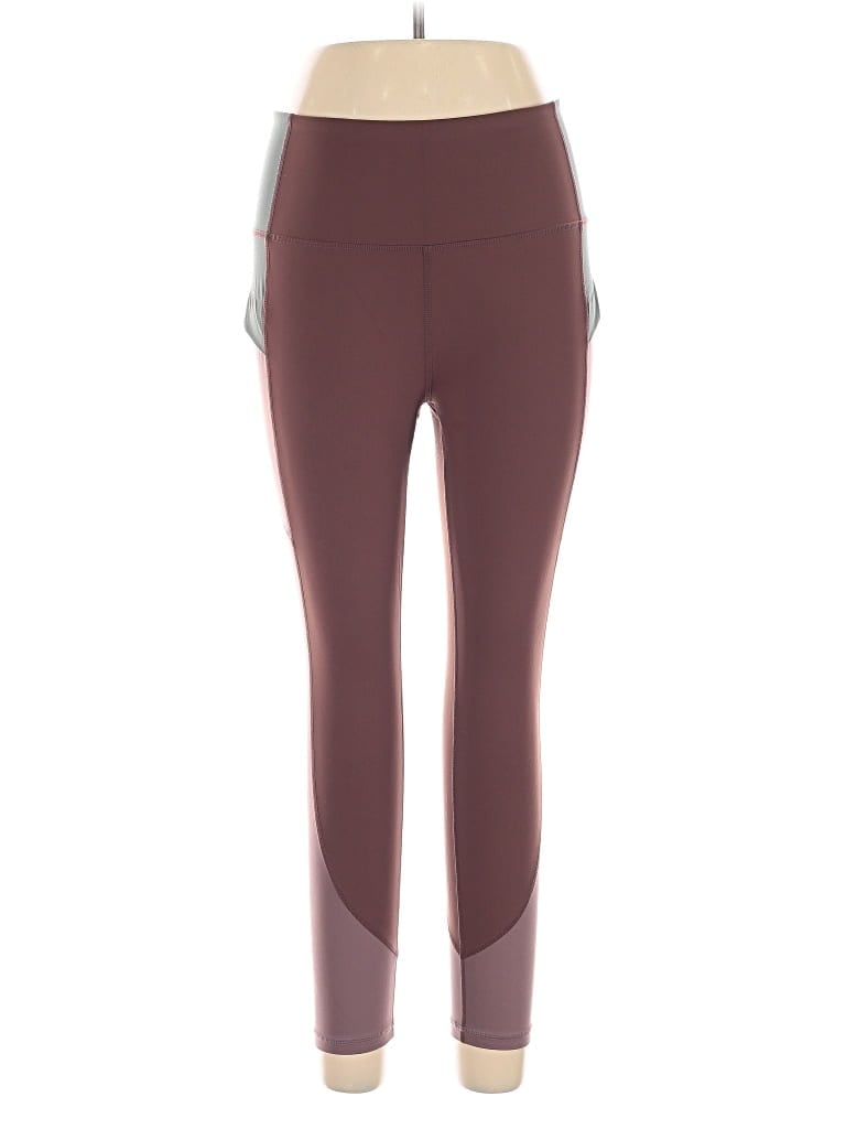 Pre-owned Eddie Bauer Active Pants In Burgundy