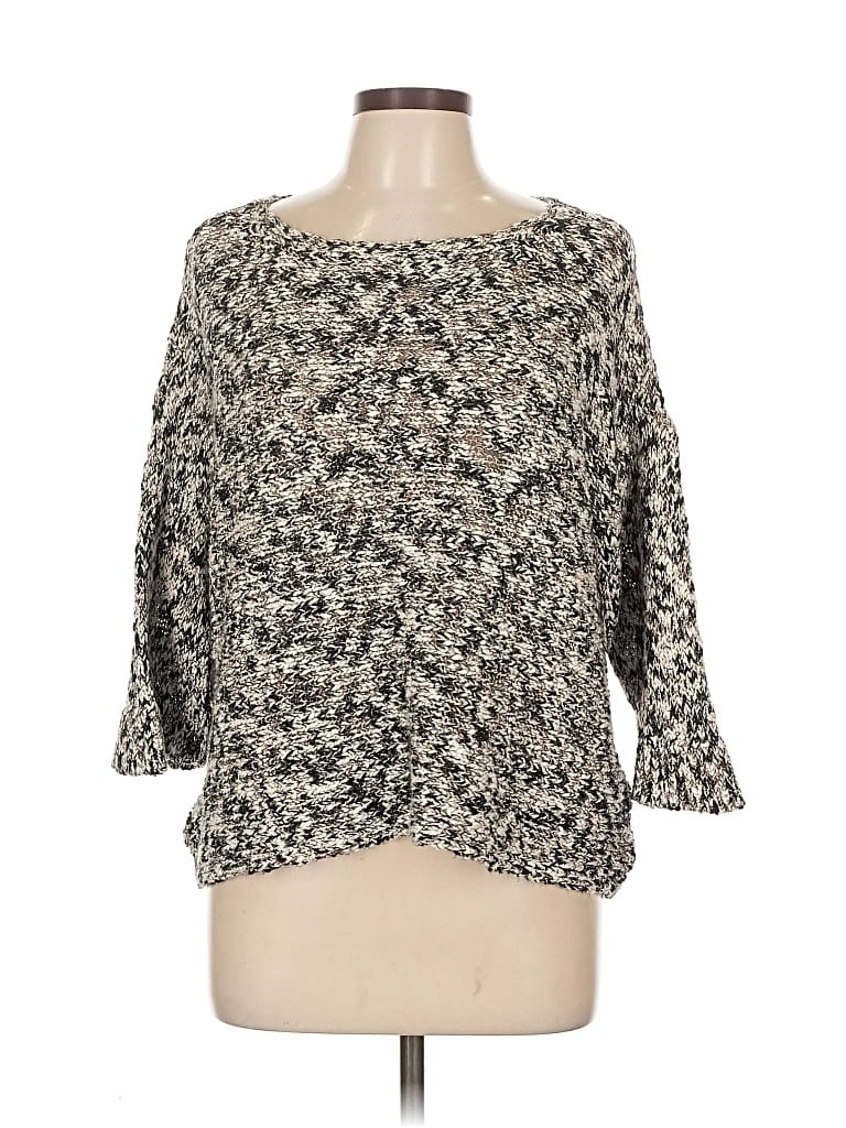 Pre-owned Eileen Fisher Pullover Sweater In Gray