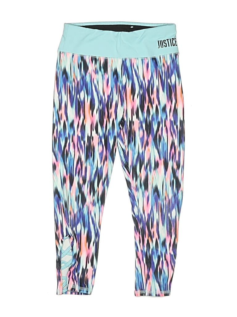 Pre-owned Justice Active Kids' Active Pants In Blue