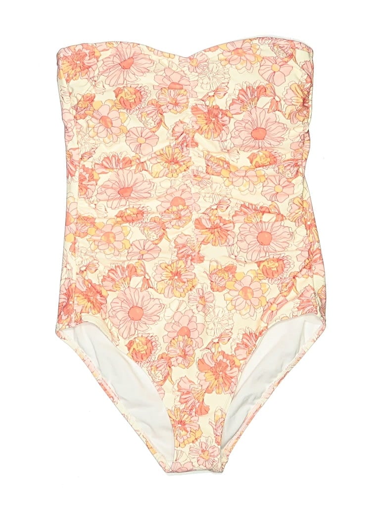 Pre-owned Shade & Shore One Piece Swimsuit In White