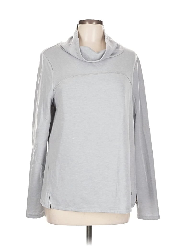 Pre-owned Assorted Brands Turtleneck Sweater In Silver