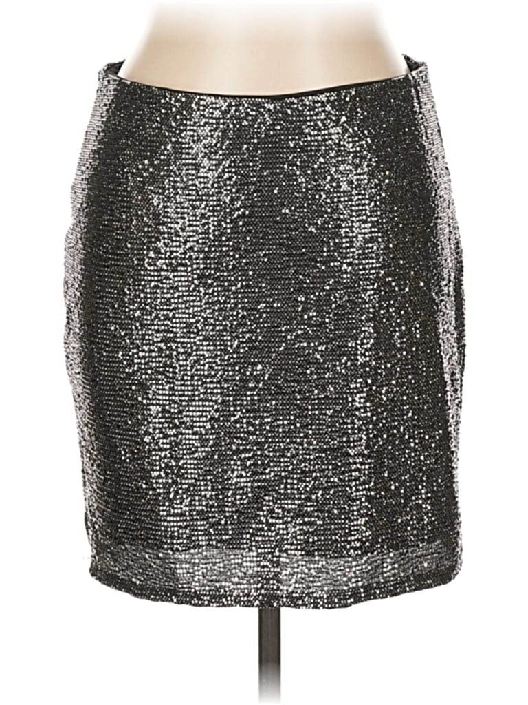 H&m Formal Skirt In Silver