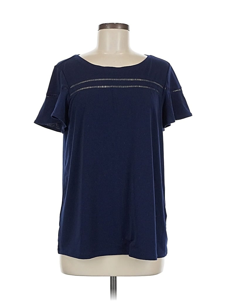 Pre-owned Banana Republic Factory Store Short Sleeve T-shirt In Blue