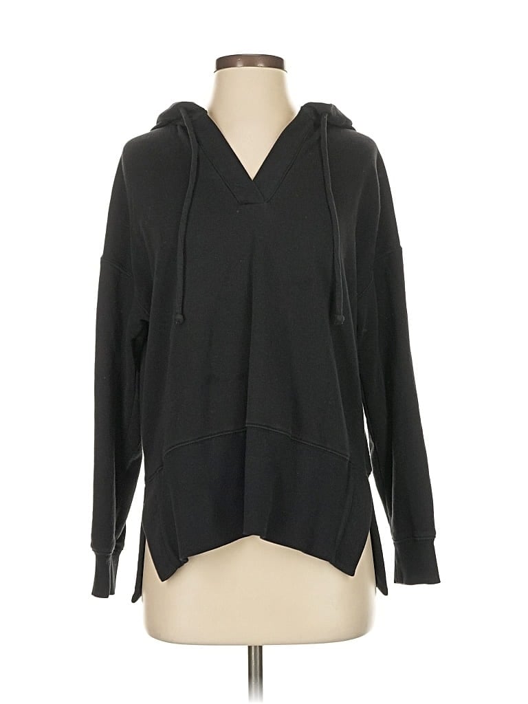 Pre-owned Lou & Grey Zip Up Hoodie In Black