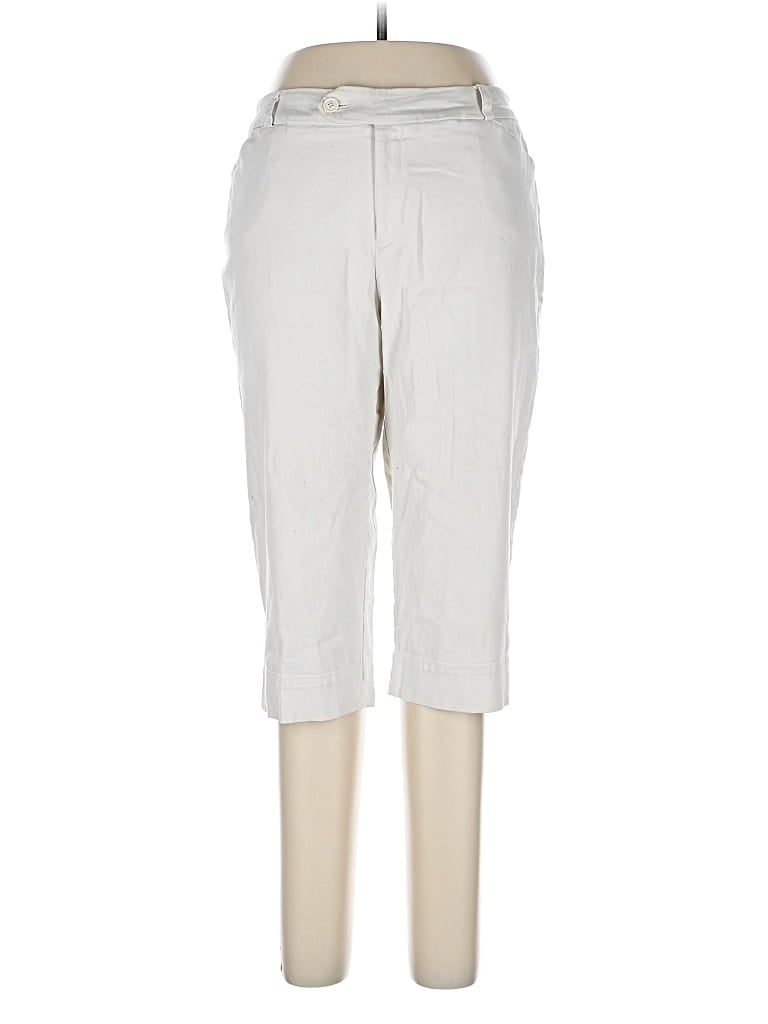 Pre-owned St. John's Bay Casual Pants In White