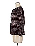 Universal Thread 100% Rayon Black 3/4 Sleeve Blouse Size M - photo 5