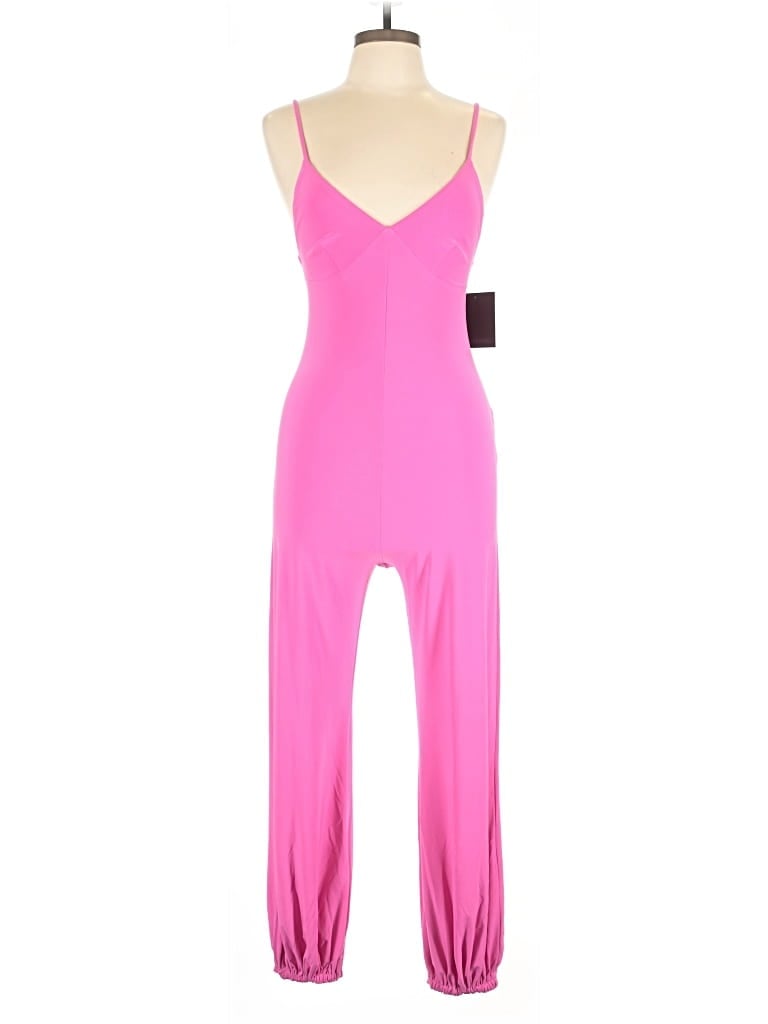 Pre-owned Norma Kamali Jumpsuit In Pink