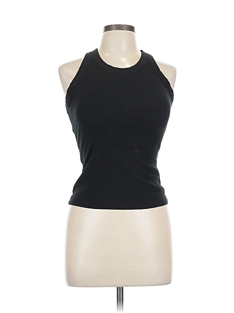 CHICME Pre-owned Tank Top Black Halter Neckline Tops