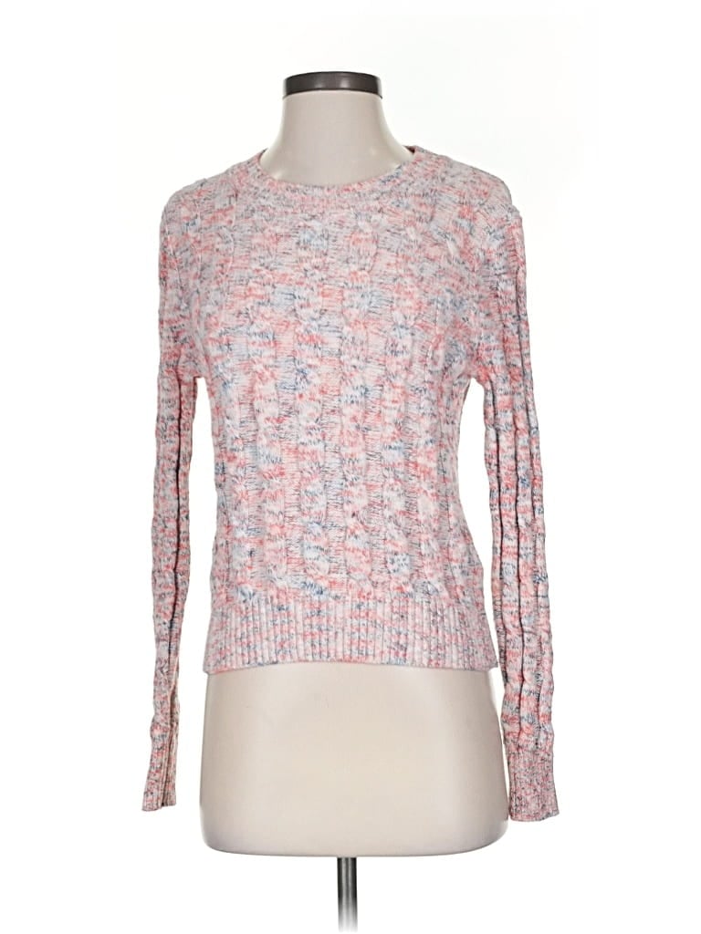 Pre-owned J.crew Factory Store Pullover Sweater In Pink