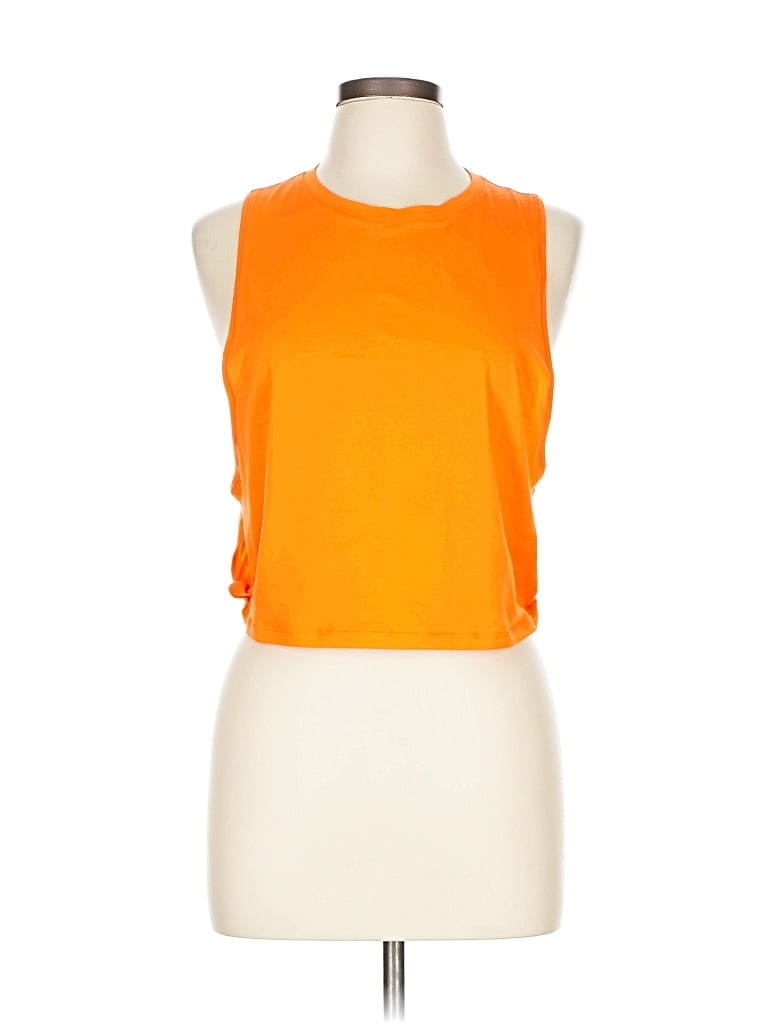 Pre-owned Crz Yoga Sleeveless T-shirt In Orange