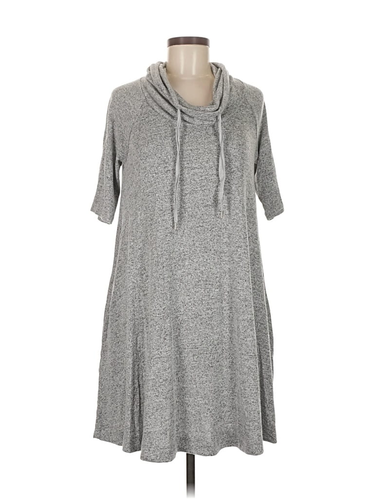 Pre-owned Lou & Grey Casual Dress In Gray