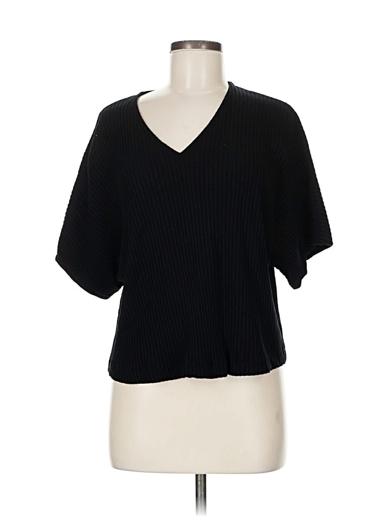 Pre-owned Eileen Fisher Cardigan Sweater In Black