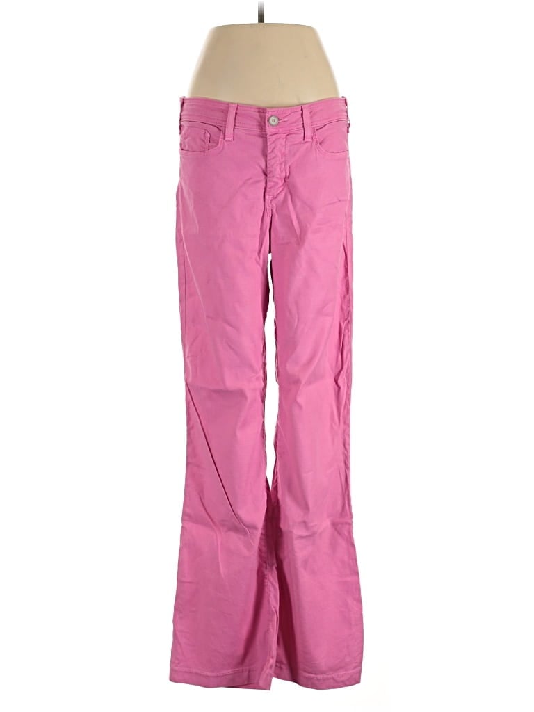 Pre-owned Nydj Linen Pants In Pink