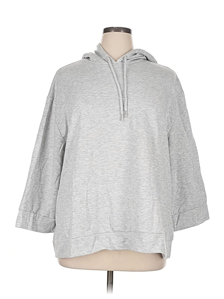 Pre-owned H By Halston Sweatshirt In Gray