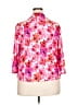Emily Daniels Floral Pink 3/4 Sleeve Blouse Size XXL - photo 2