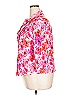 Emily Daniels Floral Pink 3/4 Sleeve Blouse Size XXL - photo 5