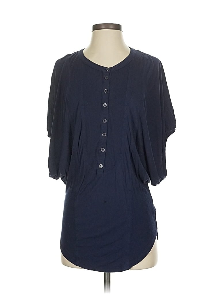 FRENCH CONNECTION Pre-owned Short Sleeve Blouse In Blue