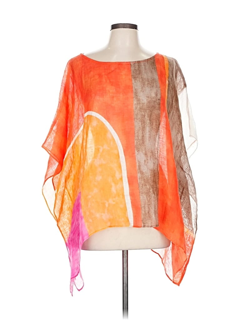 Pre-owned Chico's Kimono In Orange
