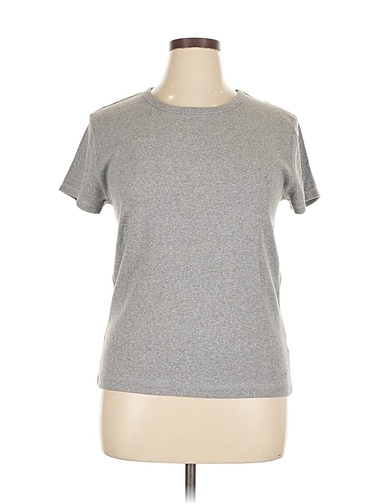 Pre-owned Champion Short Sleeve T-shirt In Silver