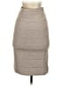 BCBGMAXAZRIA Chevron-herringbone Gray Casual Skirt Size S - photo 2