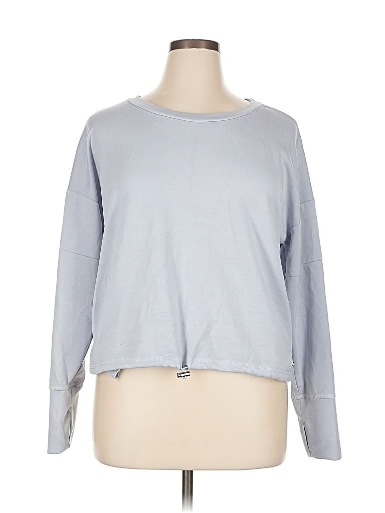 NINE WEST Pre-owned Long Sleeve T-shirt In Blue