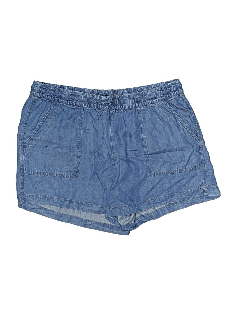 Mia + Tess Denim Shorts In Blue