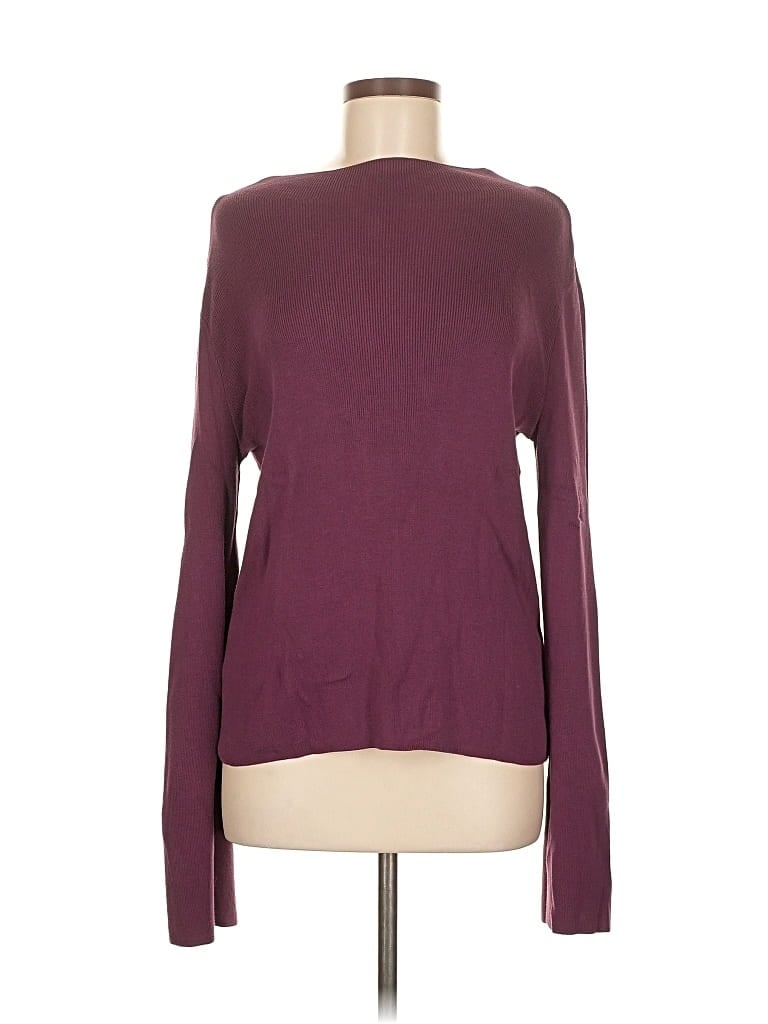 HALOGEN Pre-owned Pullover Sweater In Burgundy