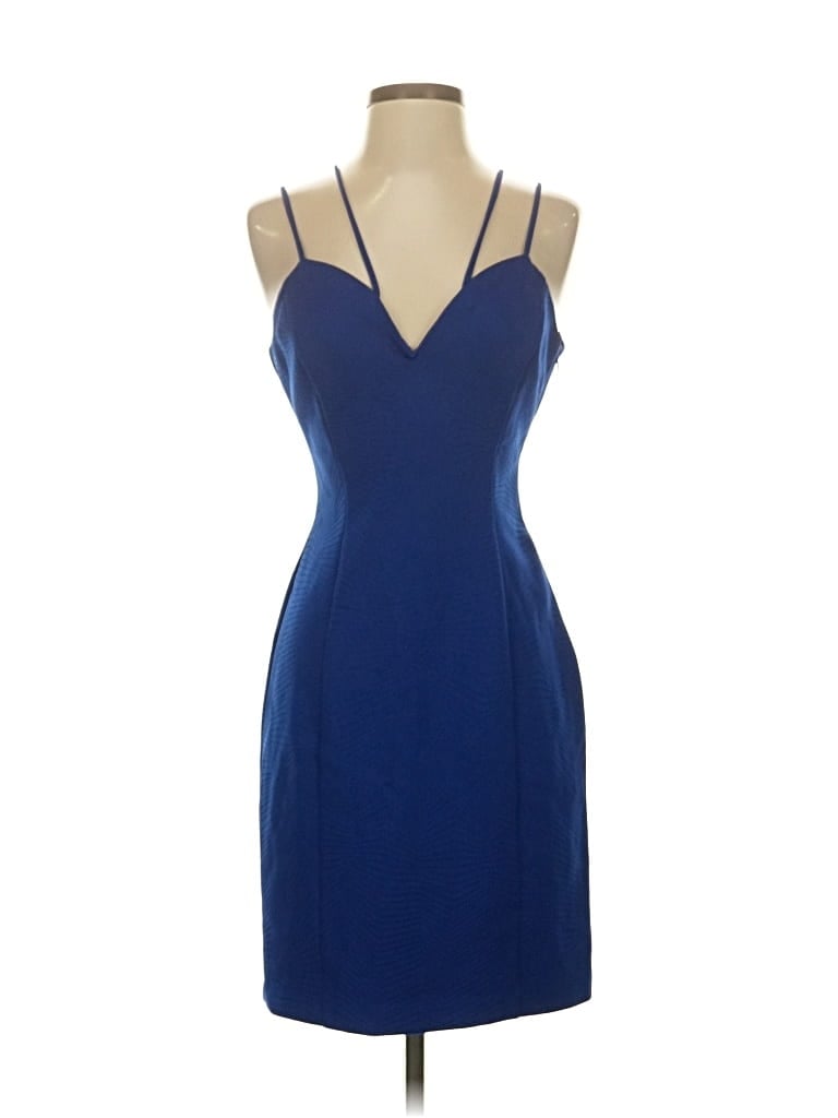 Pre-owned Guess Cocktail Dress In Blue