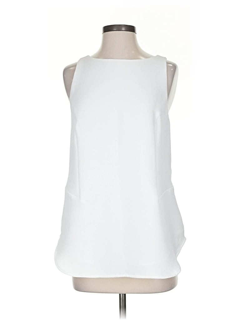 CABI Pre-owned Sleeveless Blouse In White