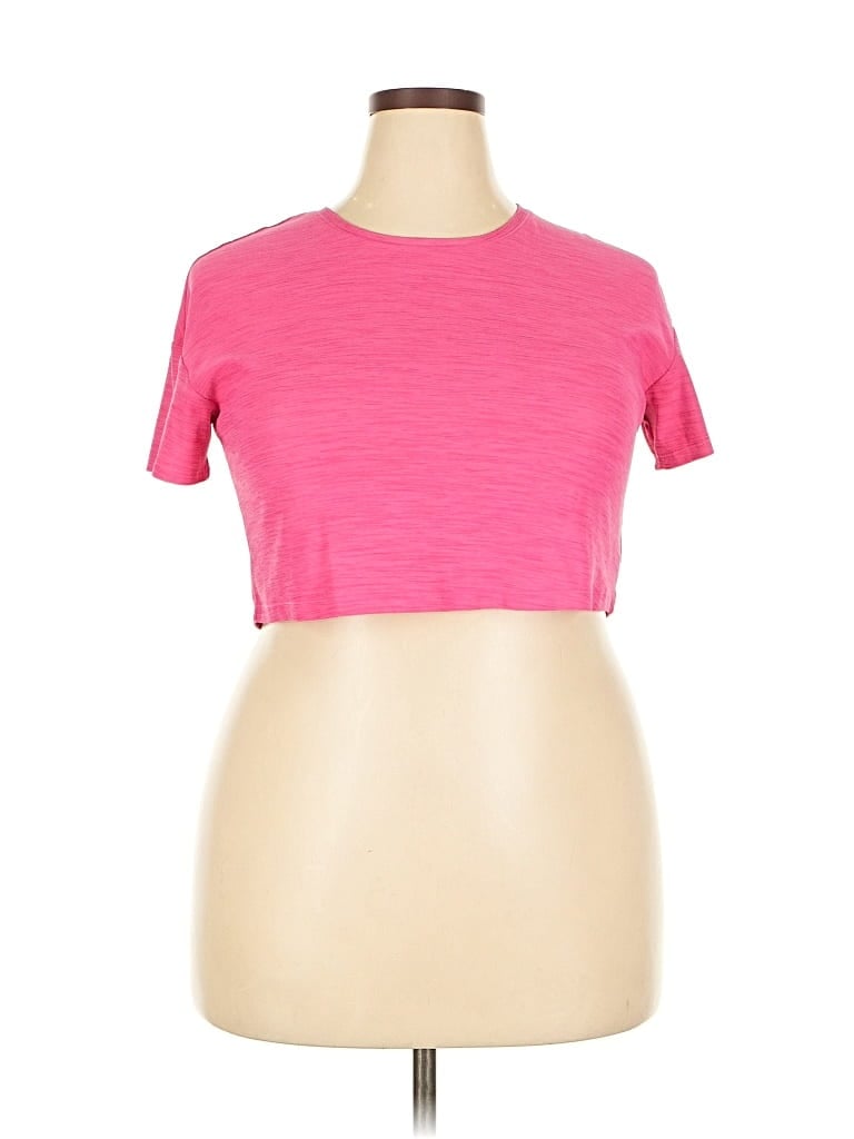 Pre-owned Active By Old Navy Short Sleeve T-shirt In Pink