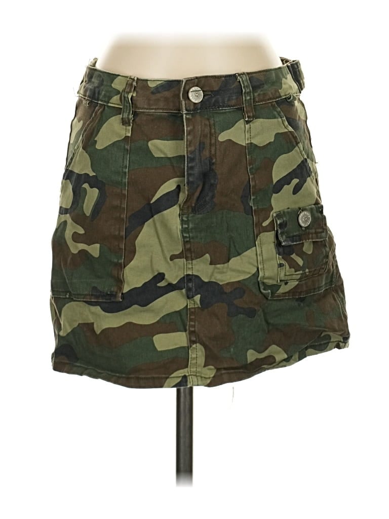 Pre-owned Hot Kiss Casual Skirt In Green