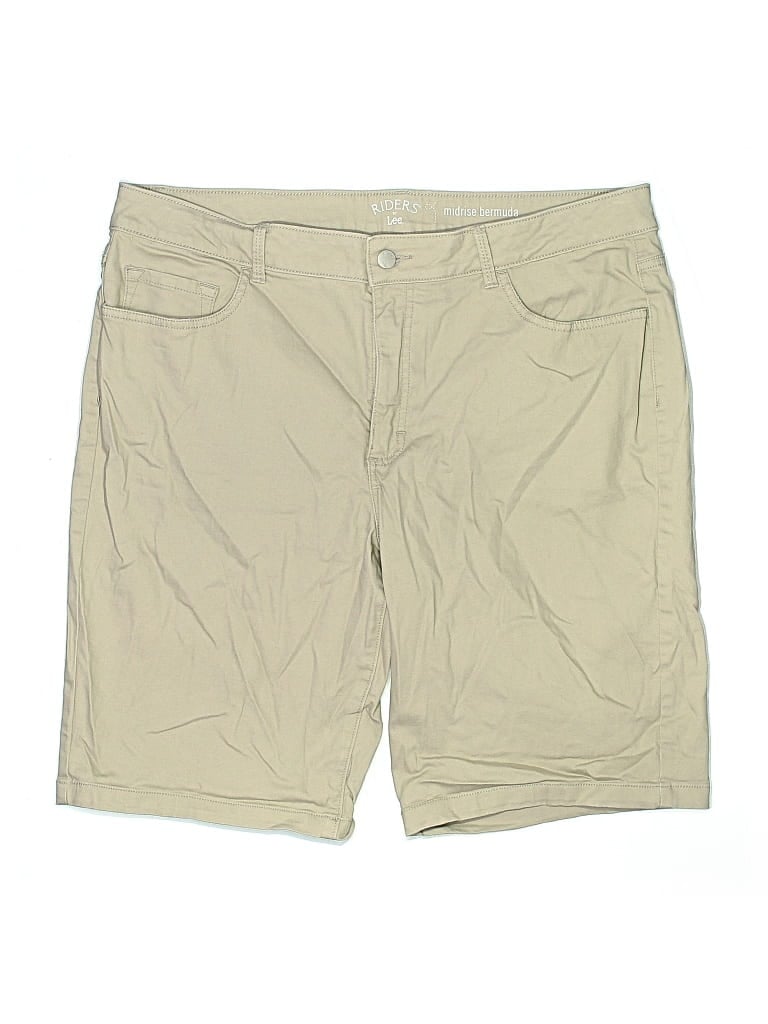 Pre-owned Riders By Lee Khaki Shorts In Brown