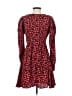 Topshop 100% Polyester Hearts Red Casual Dress Size 4 - photo 2