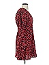 Topshop 100% Polyester Hearts Red Casual Dress Size 4 - photo 4