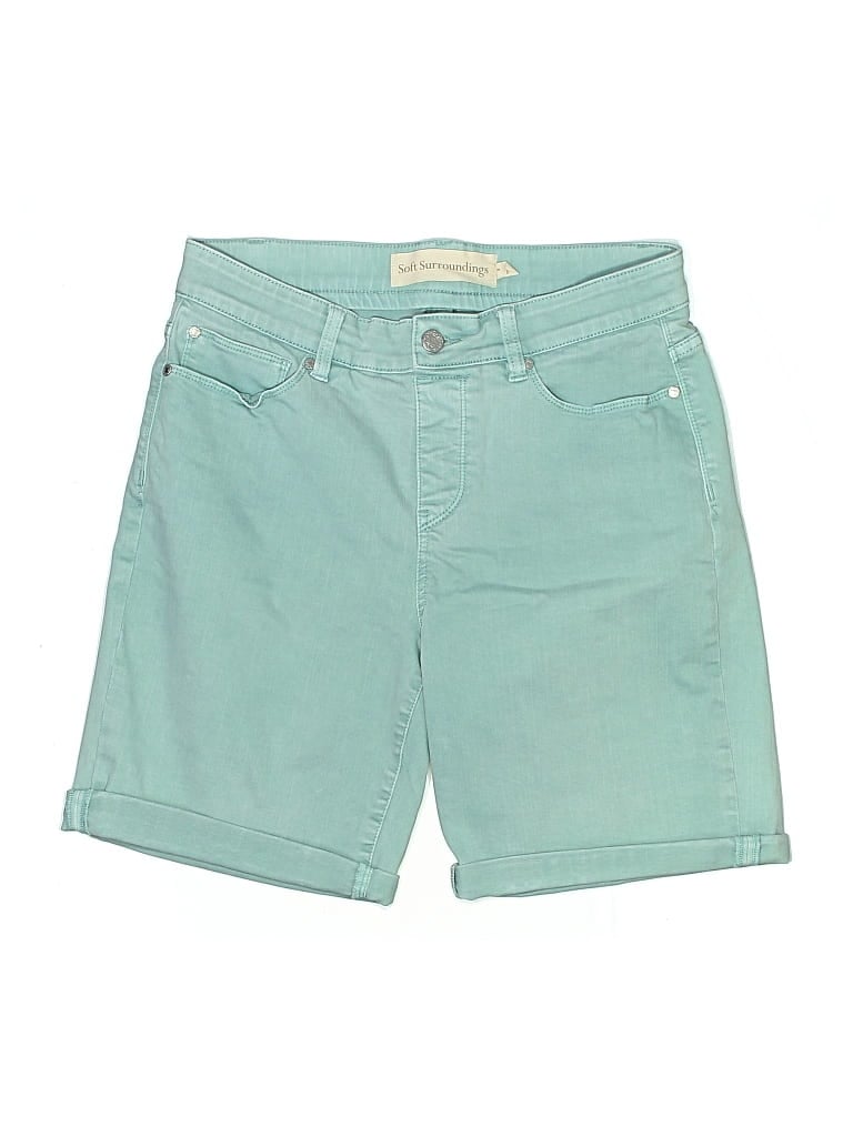 Click to view more detailed imagery on our partner's website Pre-owned Soft Surroundings Denim Shorts In Blue