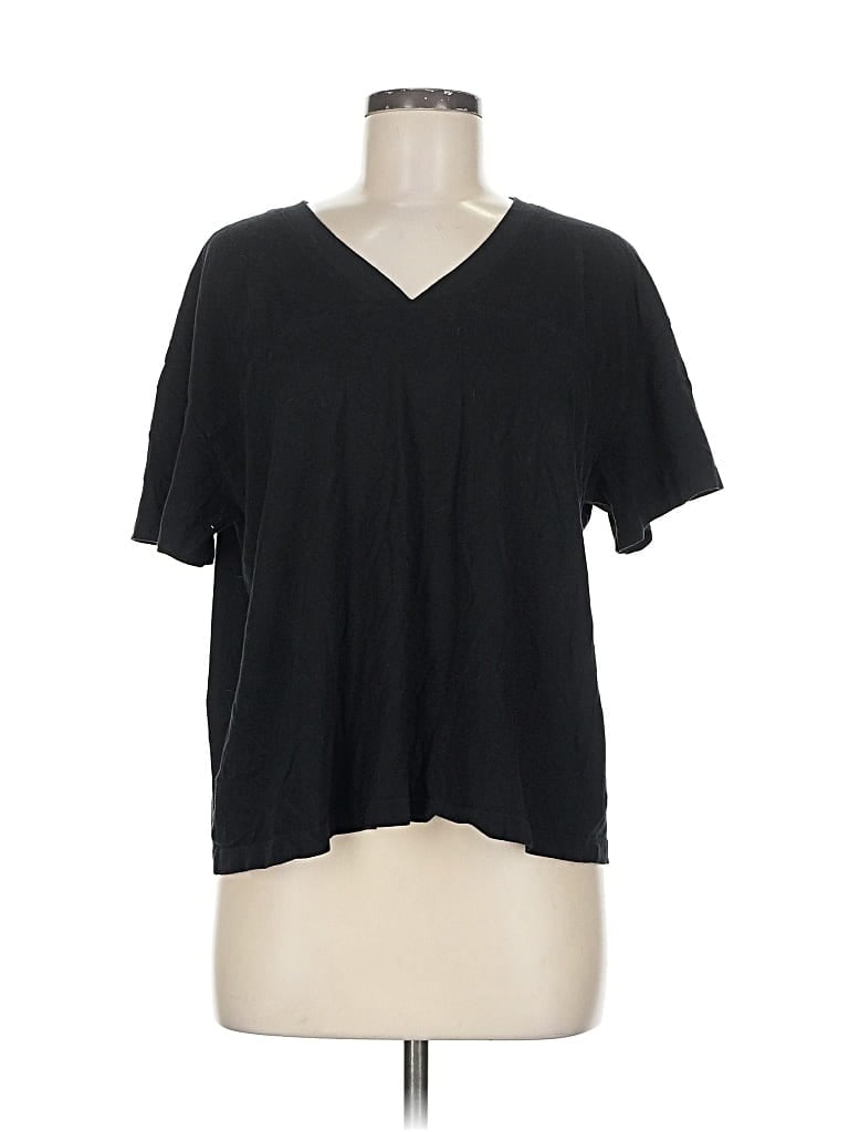 Pre-owned Victoria's Secret Pink Short Sleeve T-shirt In Black