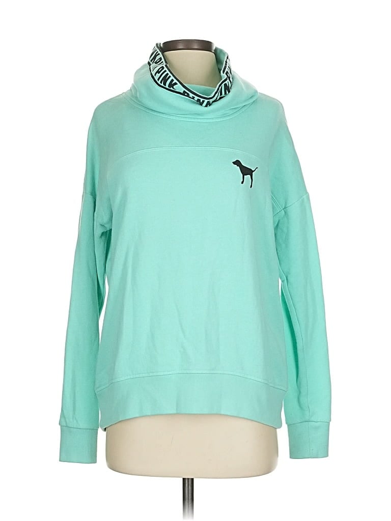 Pre-owned Victoria's Secret Pink Sweatshirt In Blue