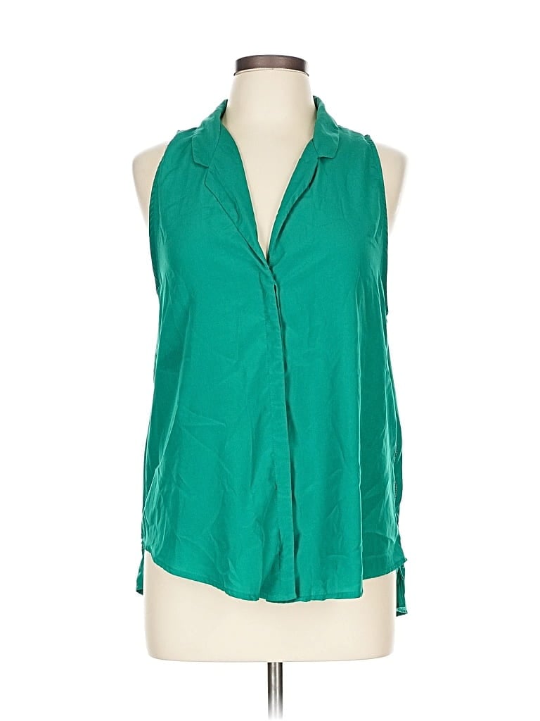 ASTR Pre-owned Sleeveless Blouse In Green