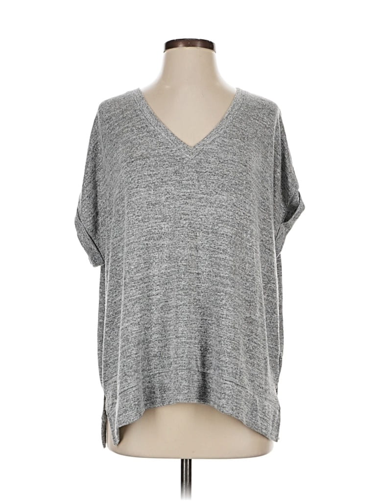 Pre-owned Banana Republic Short Sleeve T-shirt In Gray