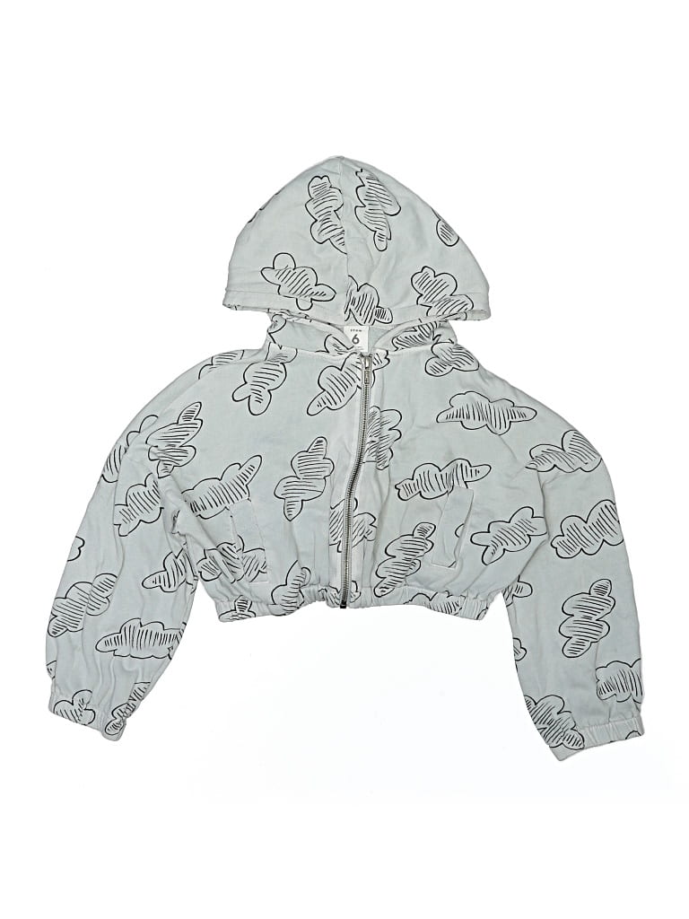 STEM Pre-owned Kids' Zip Up Hoodie In Gray