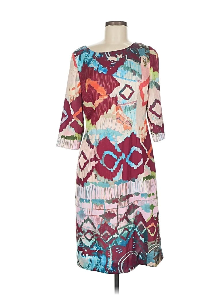 Pre-owned J. Peterman Casual Dress In Burgundy