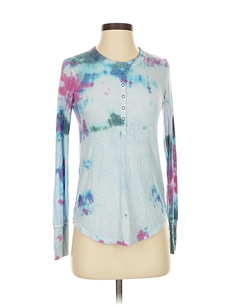 Pre-owned Aerie Long Sleeve T-shirt In Blue