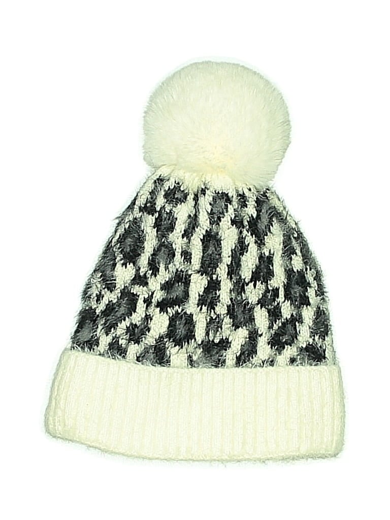 Pre-owned Unbranded Beanie Hat In White