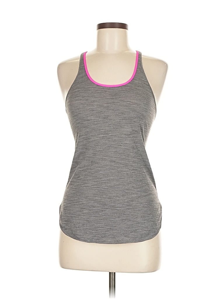 Pre-owned Lululemon Athletica Active Tank Top In Gray