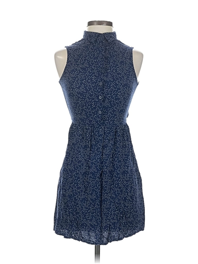 Pre-owned Divided By H&m Casual Dress In Blue