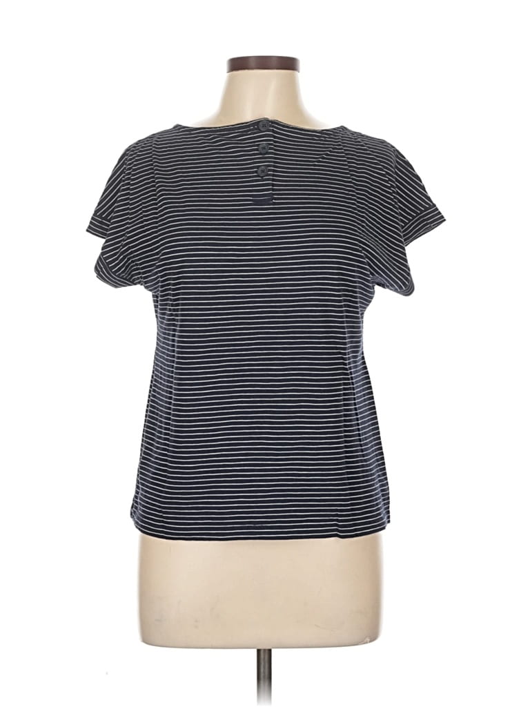 Pre-owned Talbots Outlet Short Sleeve T-shirt In Black